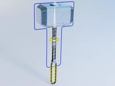 Thors Hammer 3D model