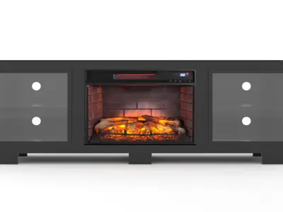 Electric Fireplace Free 3D model