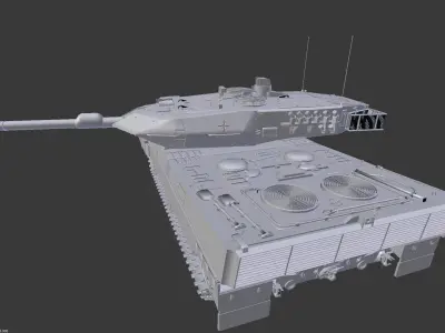 Leopard A2 Tank 3D model