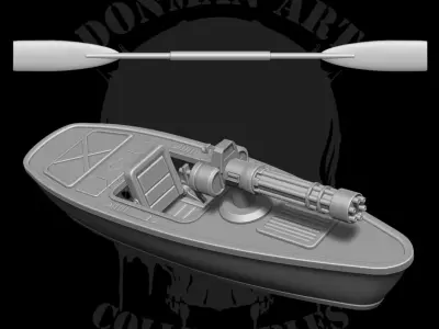 Hayak 3D printable files for action figures 3D print model