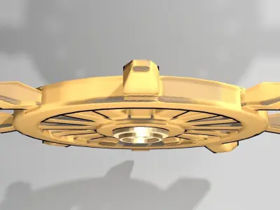 Ship Wheel 8 3D model