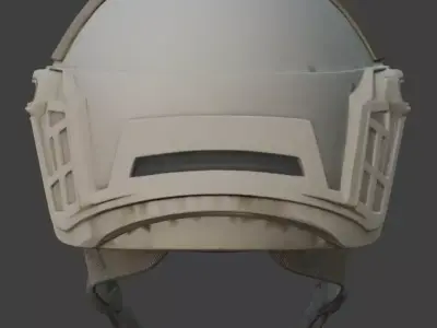 Special Operations Ballistic Tactical Helmet 3D Model Low-poly 3D model