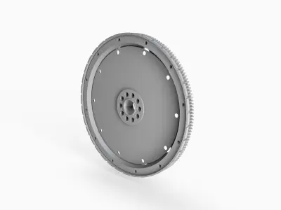 Flywheel metal Free 3D model