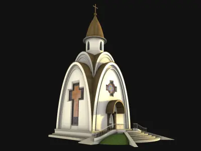 Chapel church 3D model
