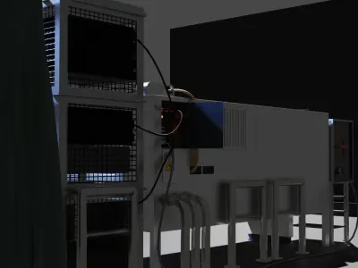 Computer Control Panel 3D model