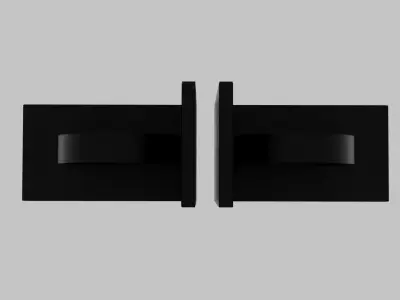 Industrial Wheel Book Ends Low-poly 3D model