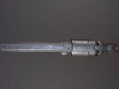 Revolver 1851 Free low-poly 3D model