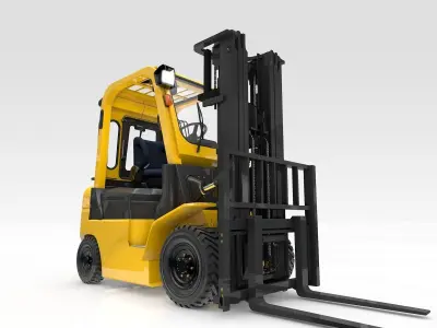 Forklift Animated  Smart 3D model