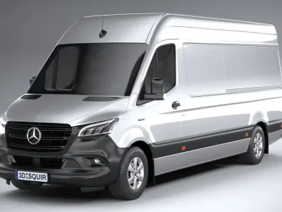 Mercedes-Benz Sprinter Van Long 2025 3D model purchase