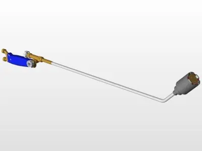 Heating Torche Free 3D model