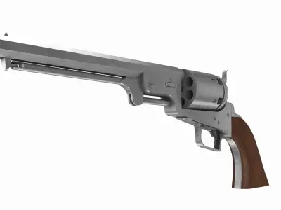 Old scrachet Revolver 3D model
