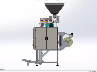 VFFS Sealing Packaging Machine 3D model