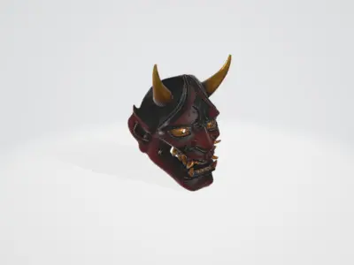 Samurai Mask 7 3D model