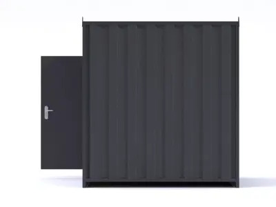 Office Container 10ft 3D model