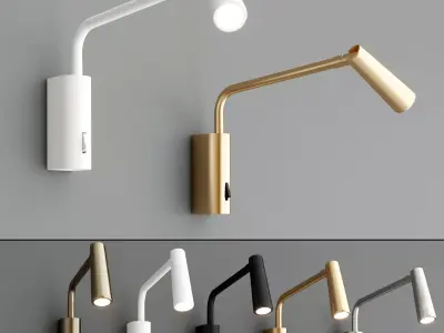 GAMMA EXTEND Reading lamp By LEDS C4 Low-poly 3D model