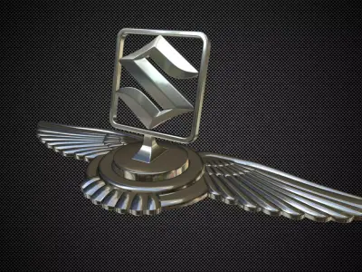suzuki logo 3D model from CGTrader