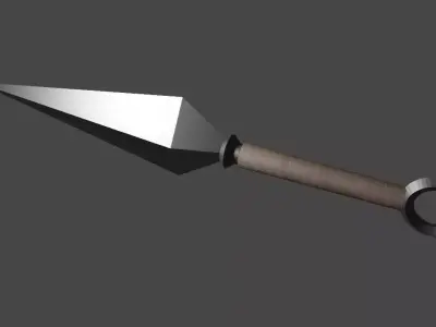 Kunai Knife Free low-poly 3D model