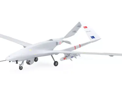 Bayraktar TB2 Turkish Armed Forces Drone 3D model