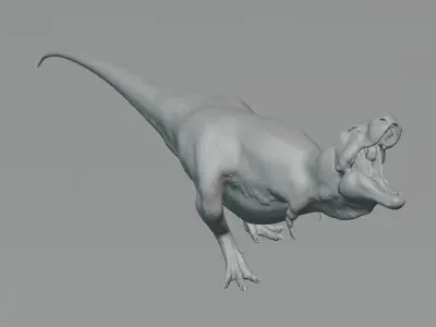 TRex Tyrannosaurus rex - 3d Model Low-poly 3D model