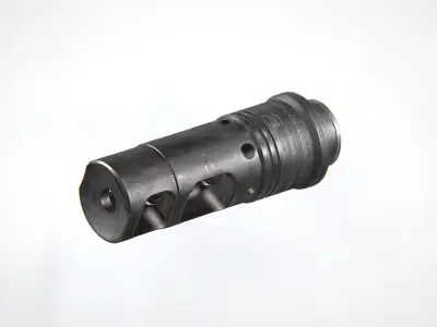 SOCOM-556 Muzzle Brake Low-poly 3D model