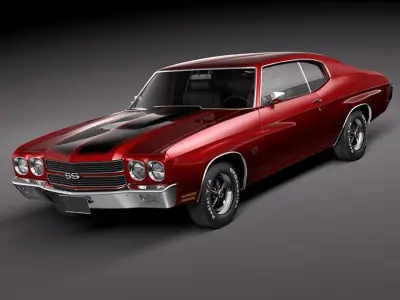 Chevrolet Chevelle 1970 3D model buy