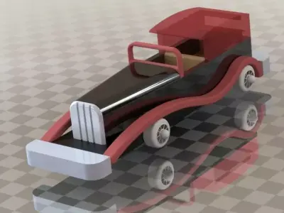 30s car 3D print model