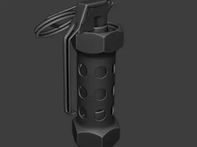 M84 flashbang 3D model