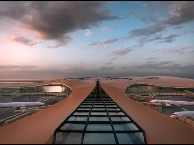 CHINA Beijing International Airport 3D model