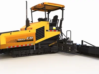  Asphalt Paver 3D model