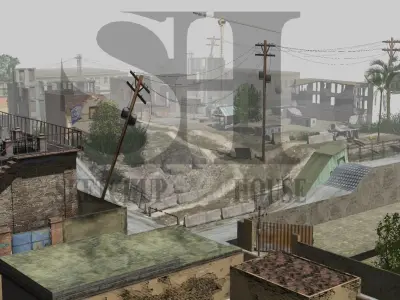 Factory and Mills Low-poly 3D model