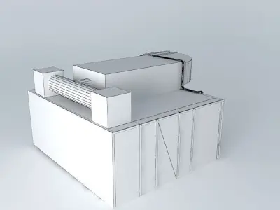 Application of paint booth  3D model