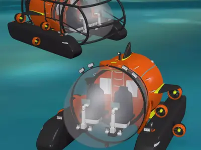 Mini Submarine 3D model