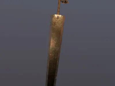 Berserk Dragon Slayer Sword Low-poly 3D model