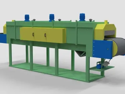 Furnace machine mechanical equipment 3d 3D model
