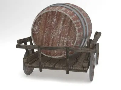 Barrel 01 3D model