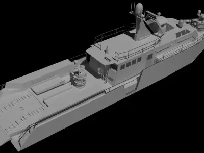 Mark VI Patrol Boat 3D model