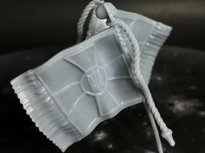 regimental standart 3D print model