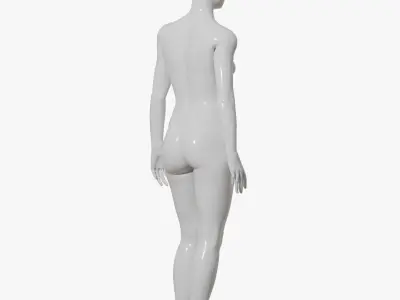  Female mannequin pose 2 PBR 