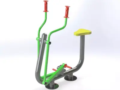 GYM CYCLE GARDEN  3D model