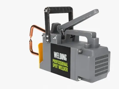 Spot Welding Machine Low-poly 3D model