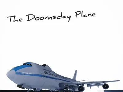 Boeing E4 Advanced Airborne Command Post - The NIGHTWATCH PLANE  Low-poly 3D model