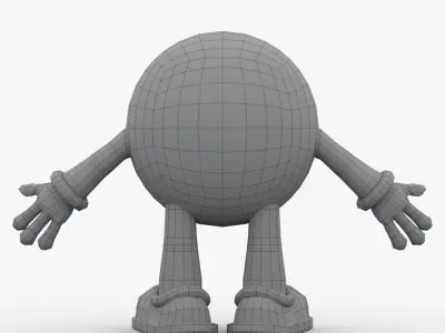 M and Ms Characters 3D model