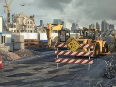 Construction Sites Collection 3D model