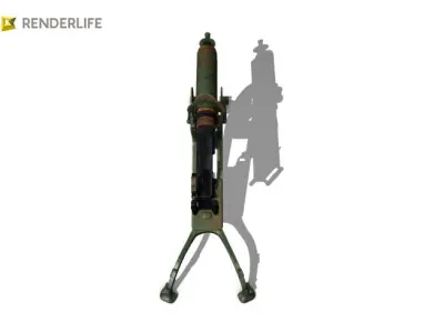 MG08 Gun 3D model
