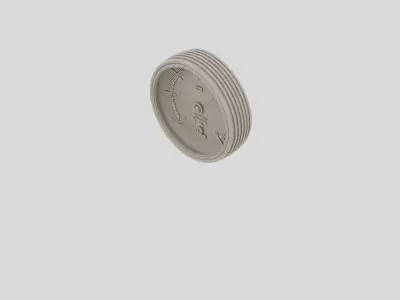 Industrial Pressure Gauge Body for 3D print 3D model