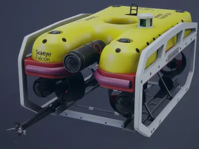 ROV Underwater Robot - Sea Eye Drone Submarine 3D model