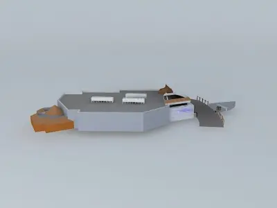 Shipwreck Cafe - SeaWorld San Diego 3D model