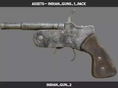 Indian Guns Vol 1 Free 3D model