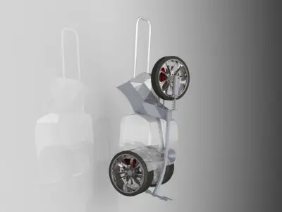 e Bag Tricycle 3D model