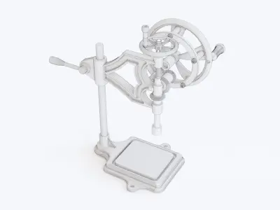 Hand drill 06 3D model